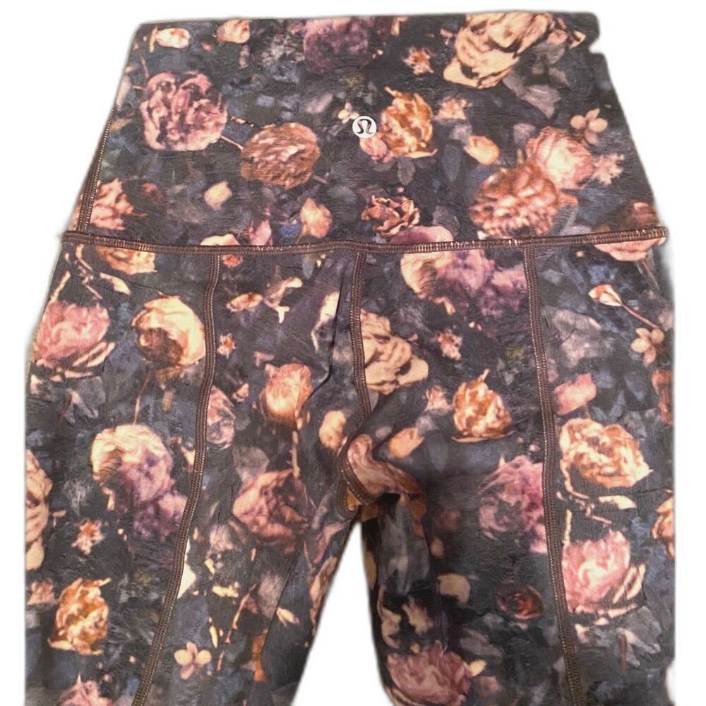 RARE Lululemon Wunder Under Crop Scallop Size 4 Frosted Rose EUC Special Edition - Picture 7 of 7
